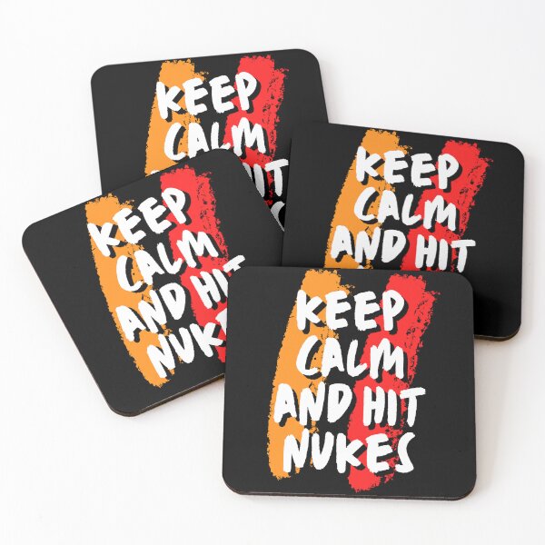 Item preview, Keep Calm And Hit Nukes designed and sold by Atcreatives.