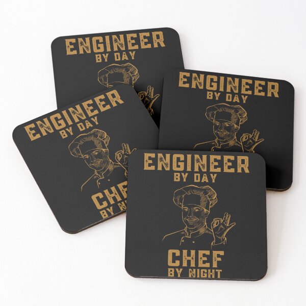 Item preview, Engineer by day Chef by night : for engineer who loves cooking : gifts : Chef Art designed and sold by MokonoKokoro.