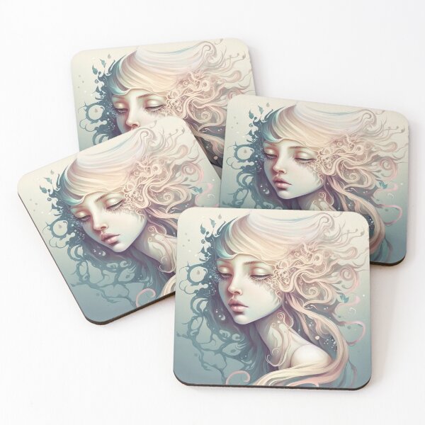 Item preview, Elven water color painting rococo designed and sold by RK - Shop.