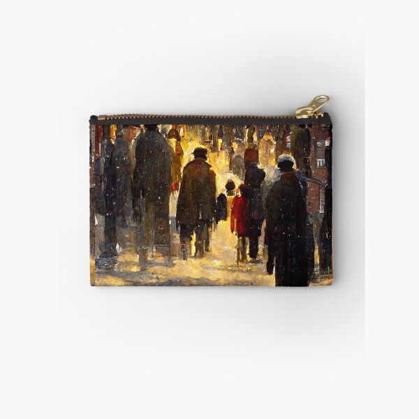Item preview, CHRISTMAS MARKET IN A NORTHERN ENGLISH TOWN  Midjourney AI Artwork designed and sold by davidjulie.