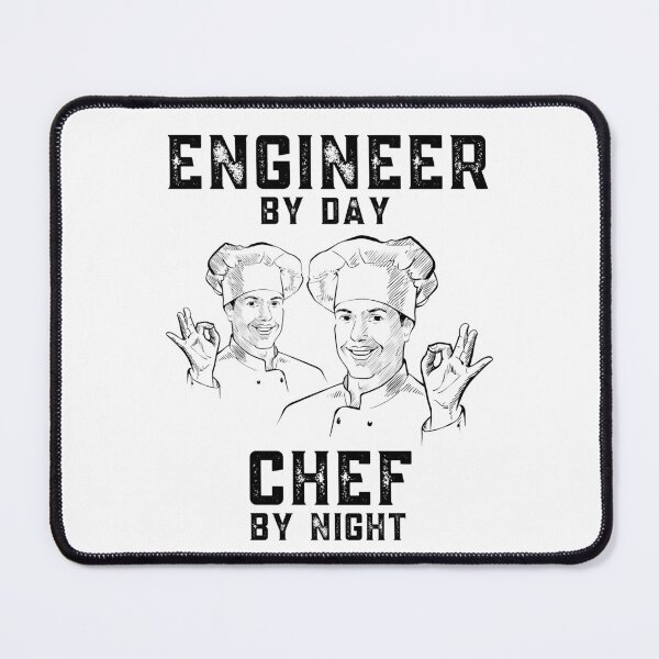 Item preview, Engineer by day Chef by night : for engineer who loves cooking : gifts : Double Chef Art designed and sold by MokonoKokoro.