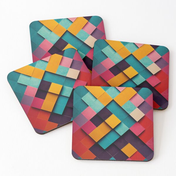 Item preview, Сolorful geometric Arlekin pattern designed and sold by AppleElf.