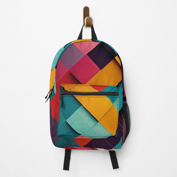 Item preview, Сolorful geometric Arlekin pattern designed and sold by AppleElf.