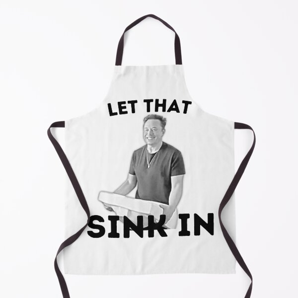 Item preview, Let that sink in - Elon Musk pun meme - Twitter designed and sold by PrzemekWoj.