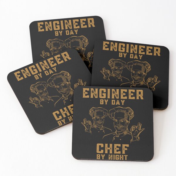 Item preview, Engineer by day Chef by night : for engineer who loves cooking : gifts : Double Chef Art designed and sold by MokonoKokoro.
