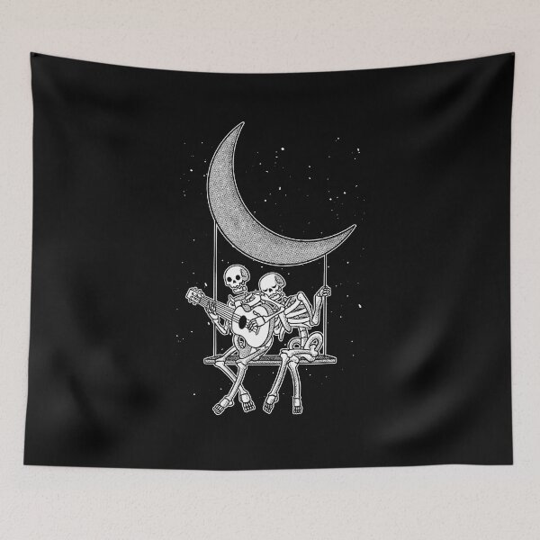 Item preview, skeleton moon swing | skeleton couple designed and sold by DerSenat.