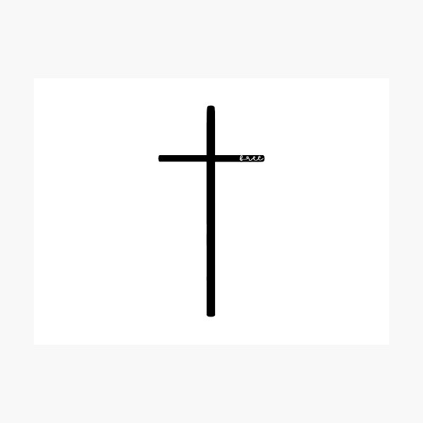 Free Cross Photographic Print