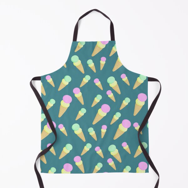 Item preview, Ice Cream Cone Pastel Cream Color Sticker Set Pattern designed and sold by Karen Ekdahl.
