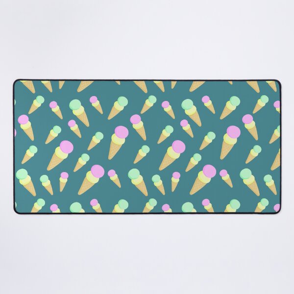 Item preview, Ice Cream Cone Pastel Cream Color Sticker Set Pattern designed and sold by Karen Ekdahl.