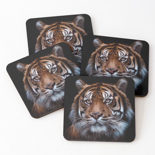Item preview, Portrait of Sumatran tiger designed and sold by LubosChlubny.