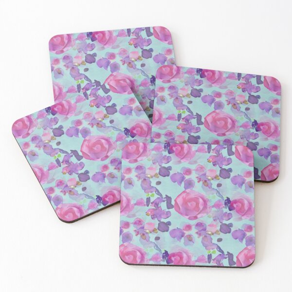 Item preview, Pastel floral abstract pattern designed and sold by Mirarima.