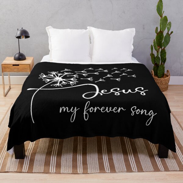 Item preview, Jesus, my forever song has a chic dandelion graphic design designed and sold by simplydesignart.