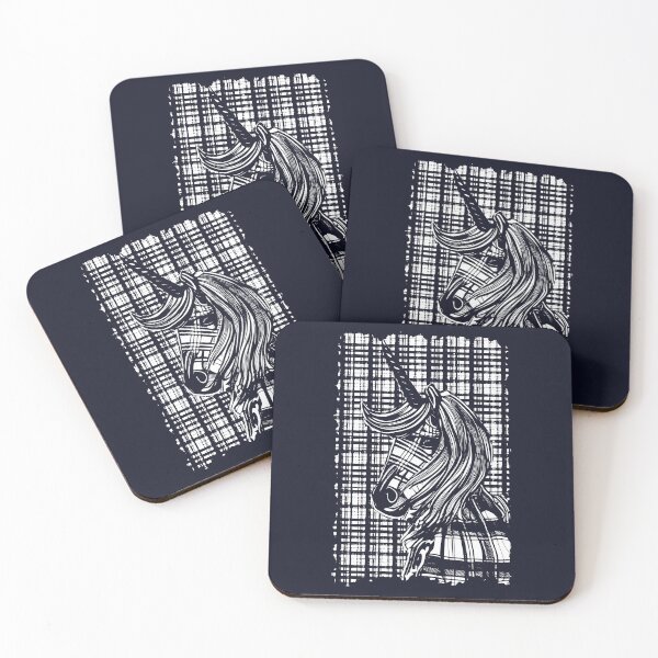 Item preview, Tartan unicorn (#14) [Create a set!] designed and sold by SolidEarthArt.