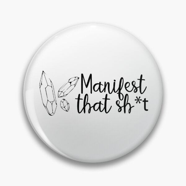 Item preview, Crystal Quote - Manifest that ish designed and sold by KatyaDesigns.