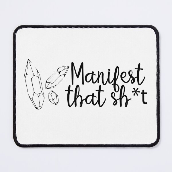 Item preview, Crystal Quote - Manifest that ish designed and sold by KatyaDesigns.