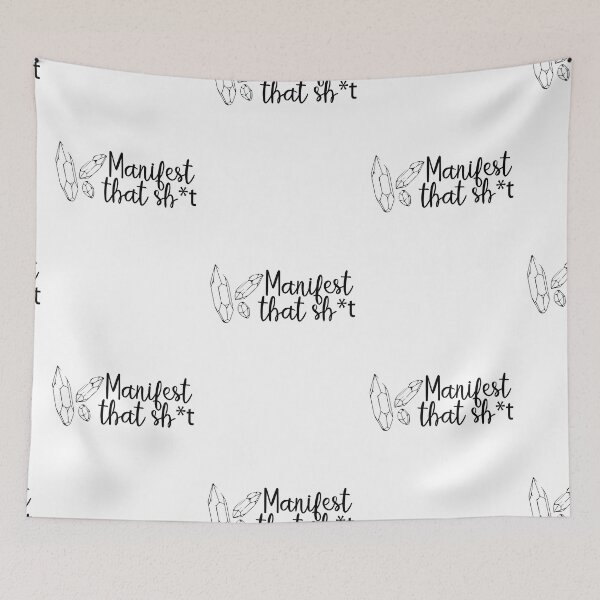 Item preview, Crystal Quote - Manifest that ish designed and sold by KatyaDesigns.