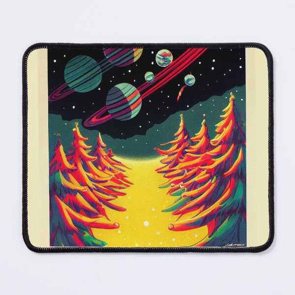 Item preview, Outer Space Christmas Tree Farm designed and sold by JustinKosch.