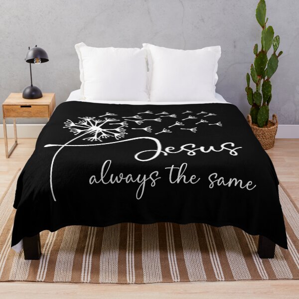 Item preview, Jesus, always the same has a chic dandelion graphic design designed and sold by simplydesignart.