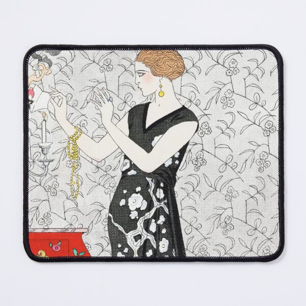 Artikelvorschau, Fumée: Modeillustration von George Barbier, Vintage Art Deco, Art Deco Mode, Art Deco Werbung, entworfen und verkauft von Tamas Das.