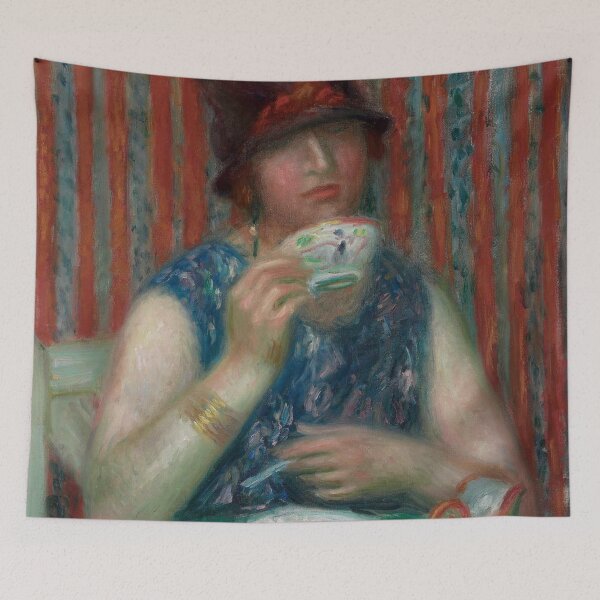 Item preview, Girl with a Teacup by William James Glackens designed and sold by RickE.