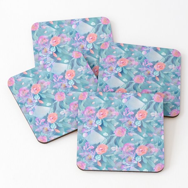 Item preview, Pastel floral abstract pattern designed and sold by Mirarima.