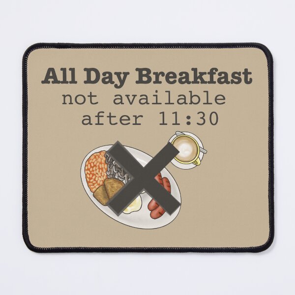 Item preview, All Day Breakfast Not Available After 1130 designed and sold by tonylamfood.