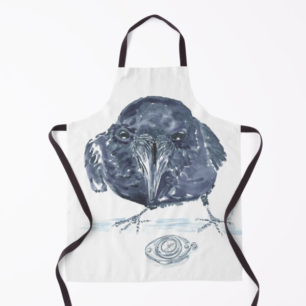 Item preview, Crow with a shiny compass designed and sold by GiselleSellier.