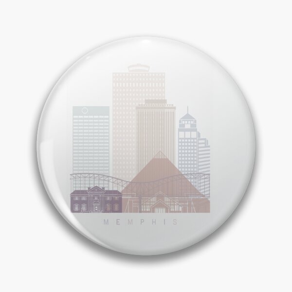 Item preview, Memphis skyline poster designed and sold by paulrommer.