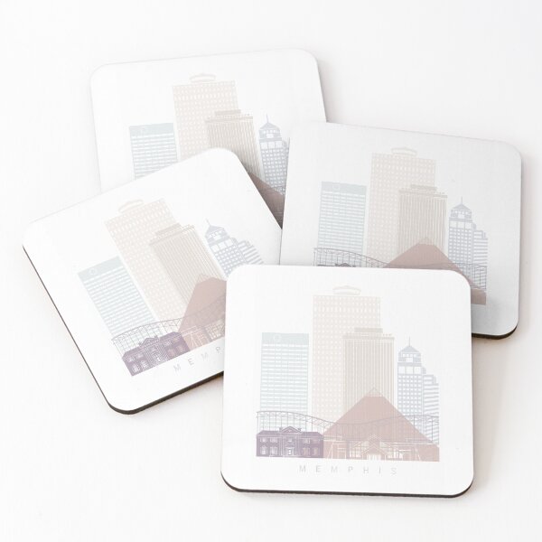 Item preview, Memphis skyline poster designed and sold by paulrommer.
