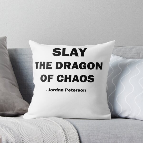 Item preview, Slay the Dragon of Chaos Jordan Peterson designed and sold by Lowgik.