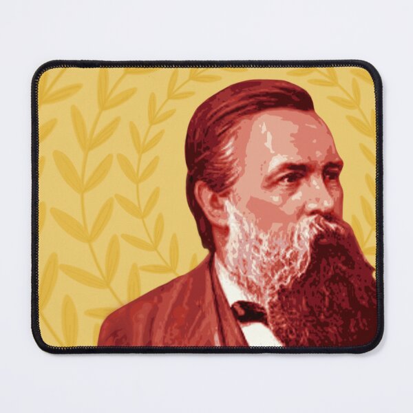 Item preview, Retro Engels Portrait designed and sold by BluebellPainter.