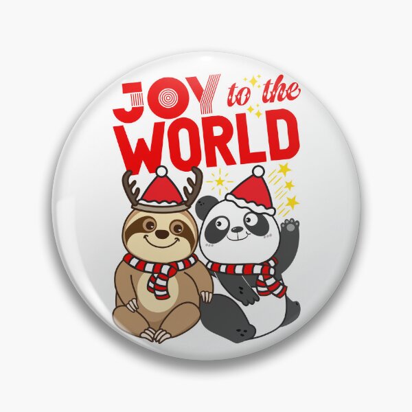 Item preview, Sloth Panda - Joy to the World designed and sold by plushism.