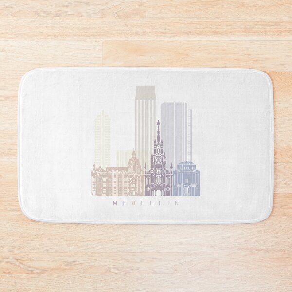 Item preview, Medellin skyline poster designed and sold by paulrommer.
