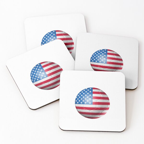 Item preview, USA Football Soccer Football Ball with USA Flag ball Sticker designed and sold by bencho ⭐️⭐️⭐️⭐️⭐️.