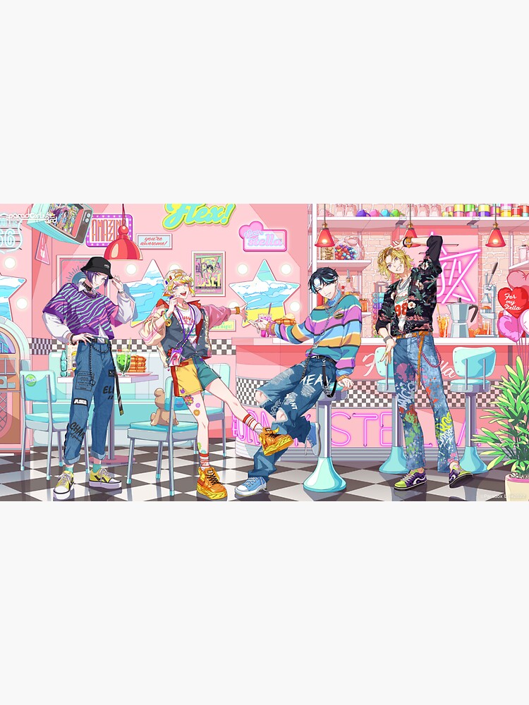 &ldquo;Paradox Live VISTY 3rd Anniversary Visual&rdquo; Sticker for Sale by evfr