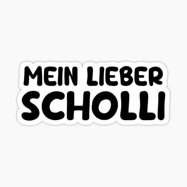 "Mein Lieber Scholli Angler und Fischliebhaber" Sticker for Sale by