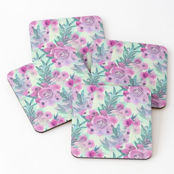 Item preview, Pastel floral abstract pattern designed and sold by Mirarima.