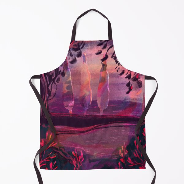 Item preview, Sunset forest illustration designed and sold by soundsnsketches.