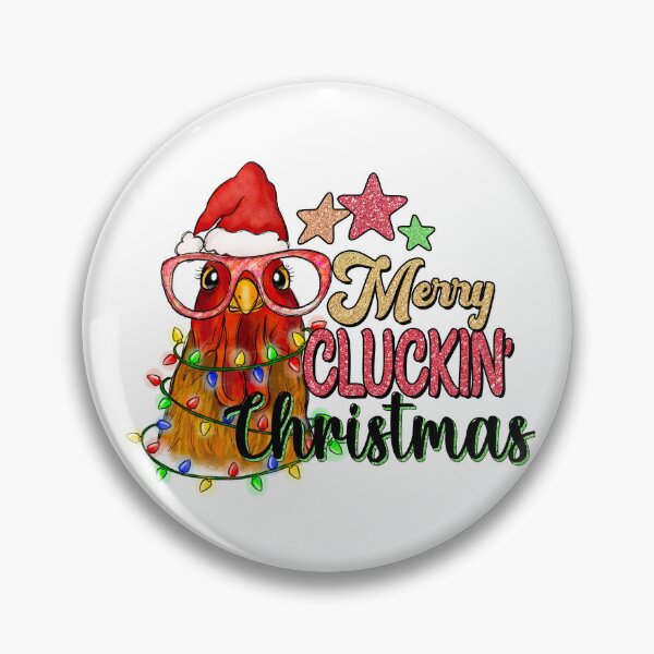 Item preview, Merry Cluckmas Funny Chicken Christmas Pun , Merry Cluckin Christmas  designed and sold by sweary12.