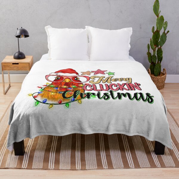 Item preview, Merry Cluckmas Funny Chicken Christmas Pun , Merry Cluckin Christmas designed and sold by sweary12.