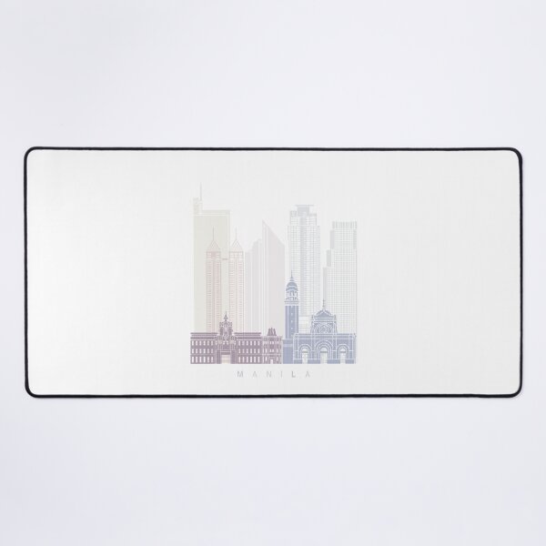 Item preview, MANILA SKYLINE POSTER PASTEL designed and sold by paulrommer.