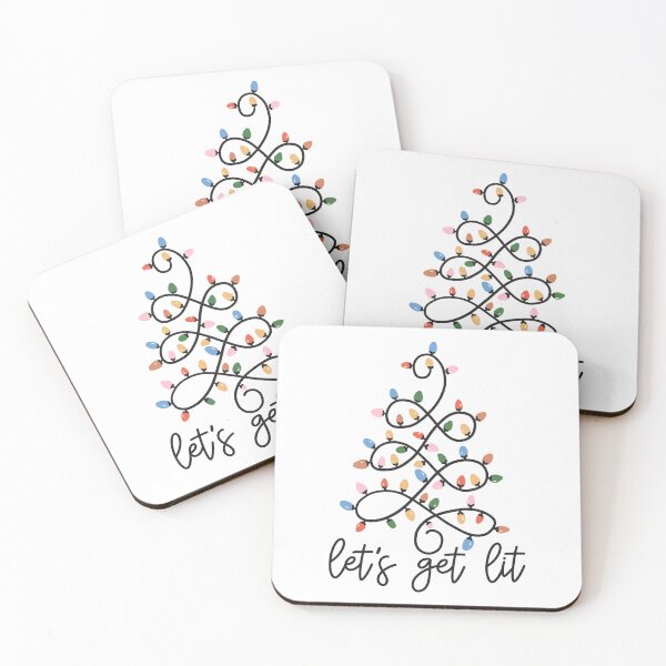 Item preview, Let's Get Lit Christmas tree lights designed and sold by SpiritedArtwork.