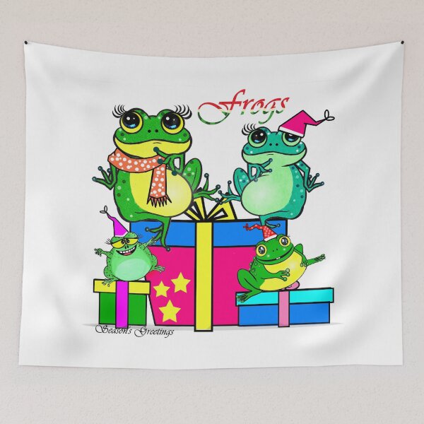 Item preview, Frog family - Season's greetings  designed and sold by Shirley cute art .