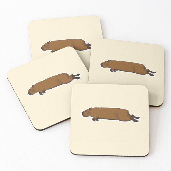 Item preview, Capybara Flying - Jump designed and sold by RhaioonArt.