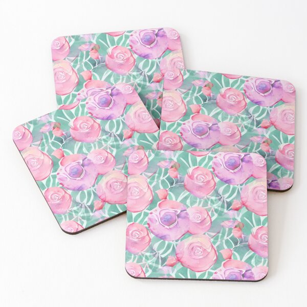 Item preview, Pastel floral abstract pattern designed and sold by Mirarima.