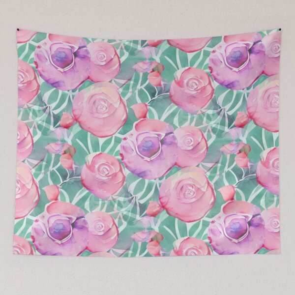 Item preview, Pastel floral abstract pattern designed and sold by Mirarima.