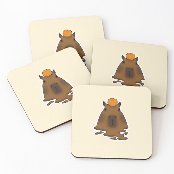 Item preview, Capybara & Orange designed and sold by RhaioonArt.