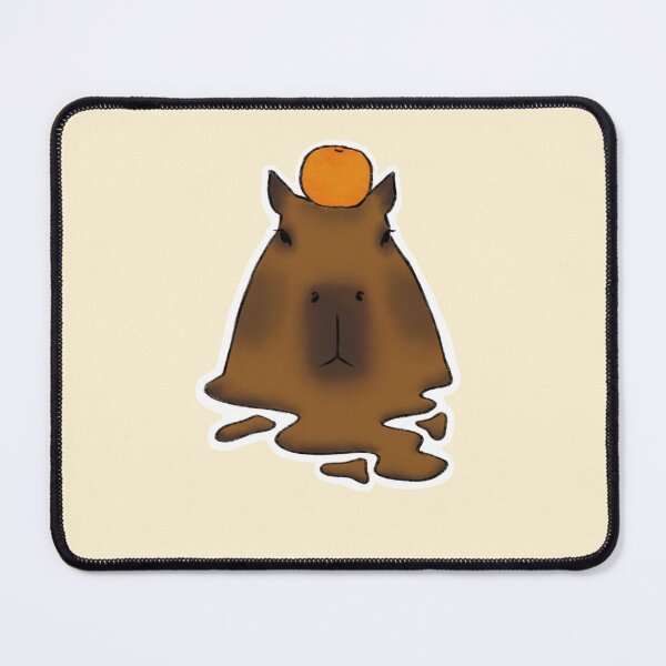 Item preview, Capybara & Orange designed and sold by RhaioonArt.