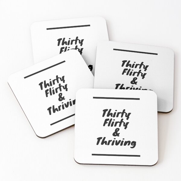 Item preview, thirty be flirty & thriving thirtieth 30th birthday T-Shirts designed and sold by Animew0rk.