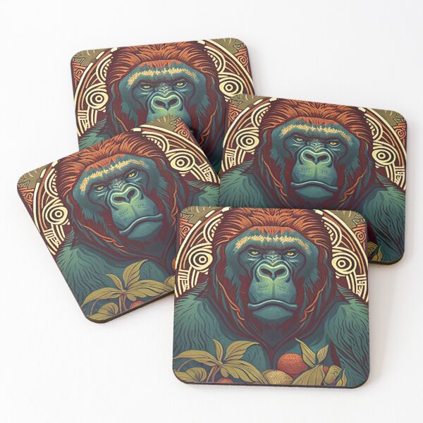 Item preview, Gorilla Spirit Animal 1 designed and sold by MadeByHaresShop.